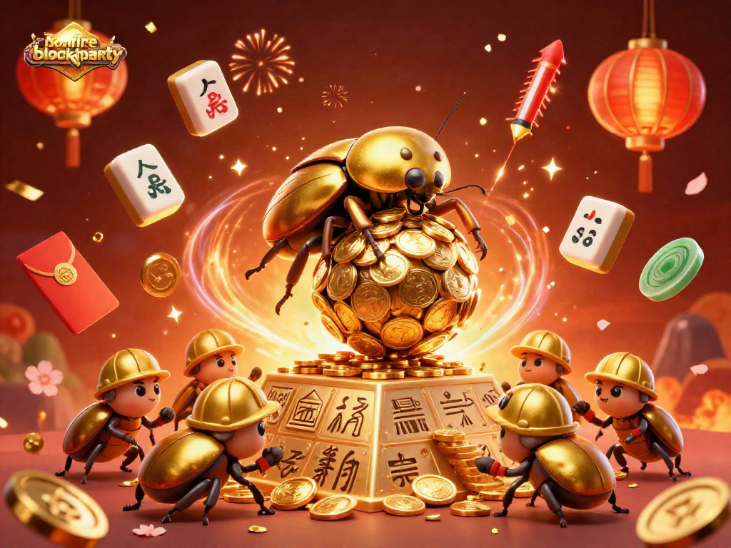 Engage in dynamic gameplay at bonfireblockparty featuring exciting animated characters and casino elements.
